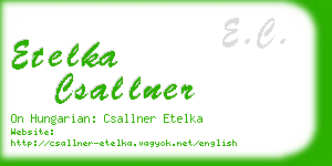 etelka csallner business card
